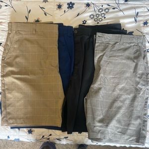 BCG, Academy brand shorts. 42 waist Khaki,Blue,Black,Grey $15 each all for $50.